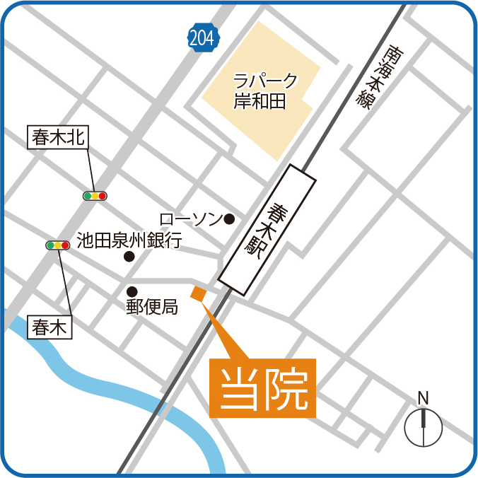 東森医院の地図